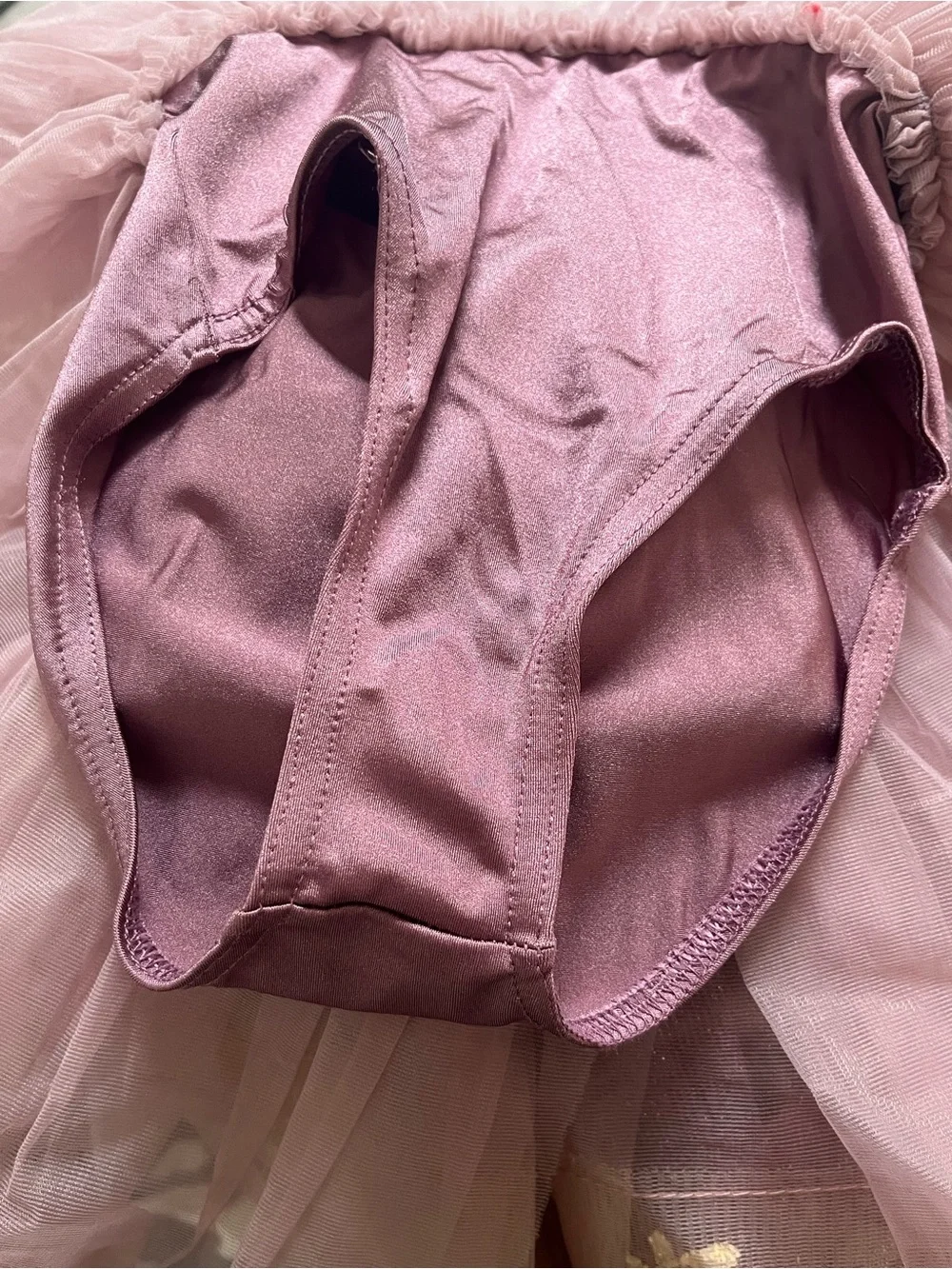 Girls Sparkle Tulle Party Dress in Dusty Mauve with Gold Accents